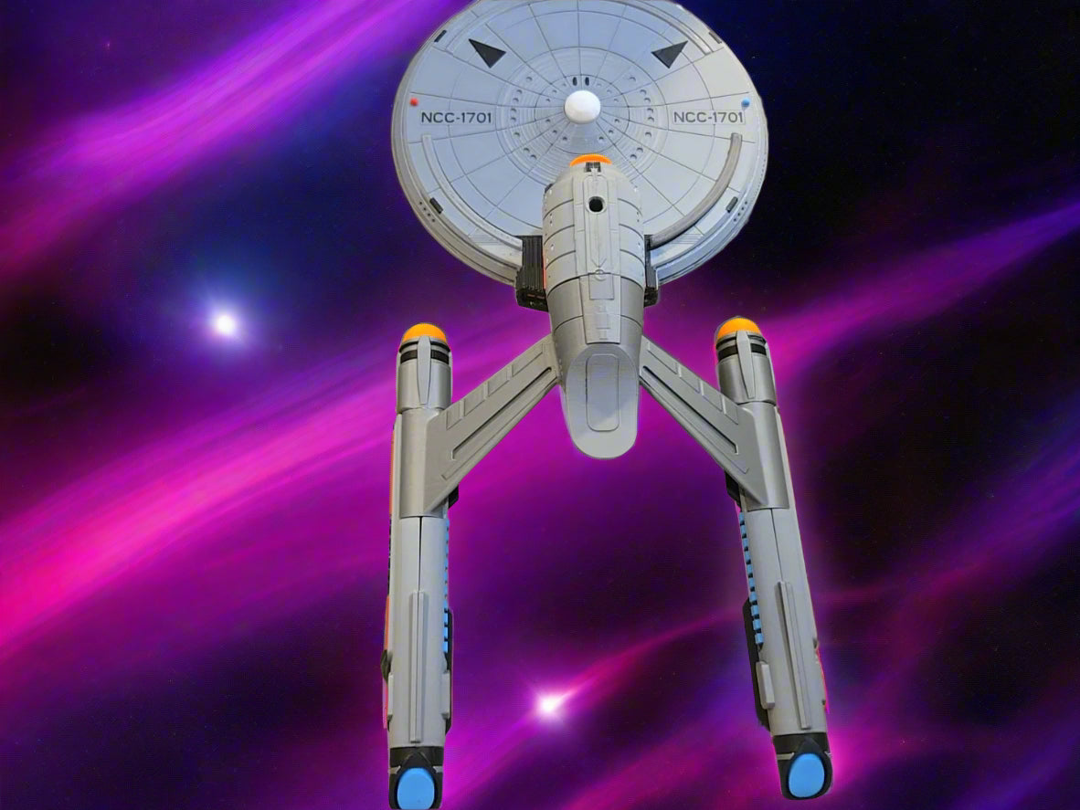 3D Printed Constitution Class U.S.S. Enterprise NCC-1701 Starship Model