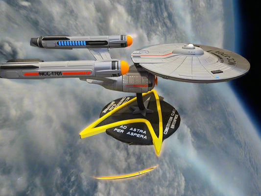 3D Printed Constitution Class U.S.S. Enterprise NCC-1701 Starship Model