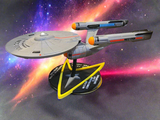 3D Printed Constitution Class U.S.S. Enterprise NCC-1701 Starship Model