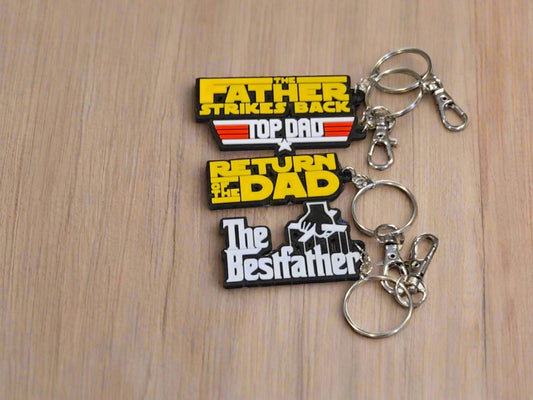 The Dad Trilogy – Movie Parody Keychains